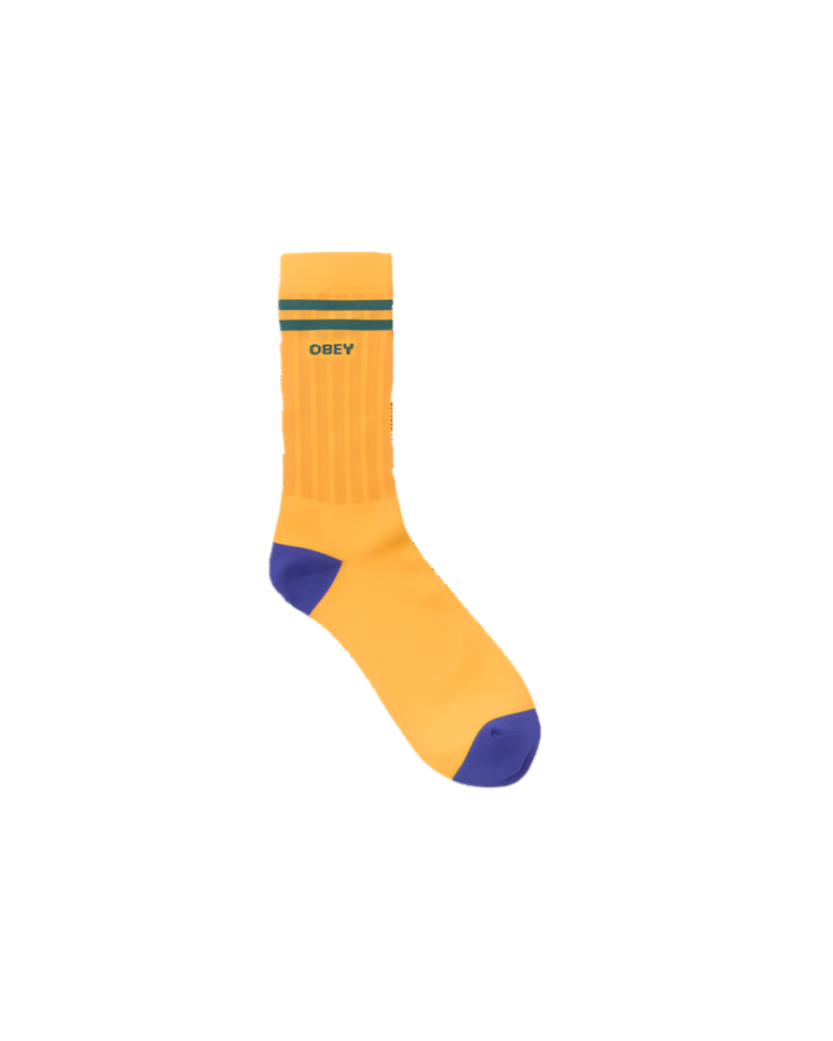 Obey 'Soccer' Socks - Gold/Green-1
