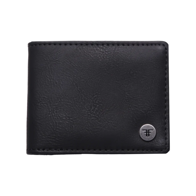 Fallen 'Trademark' Wallet - Black/Silver-1