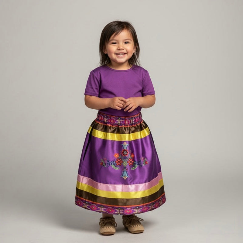 Infants Floral Ribbon Sk-4