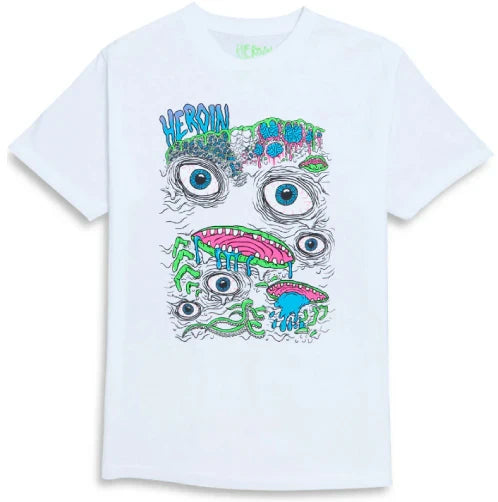 Heroin Skateboards 'Mutant' Tee - White-1
