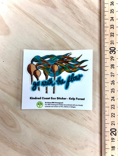GO WITH THE FLOW Eco Vinyl Stickers-3