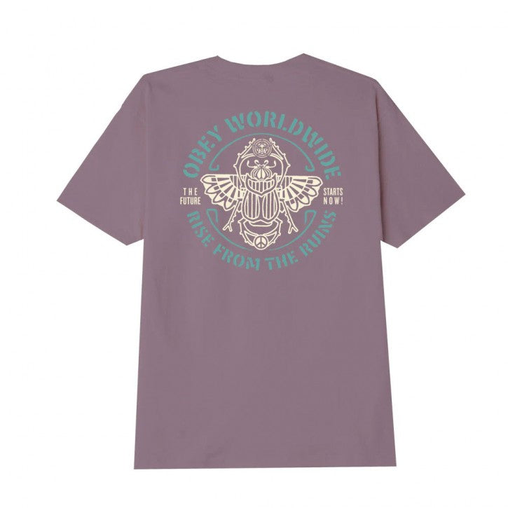 Obey 'Beetle' Tee - Lilac Chalk-2
