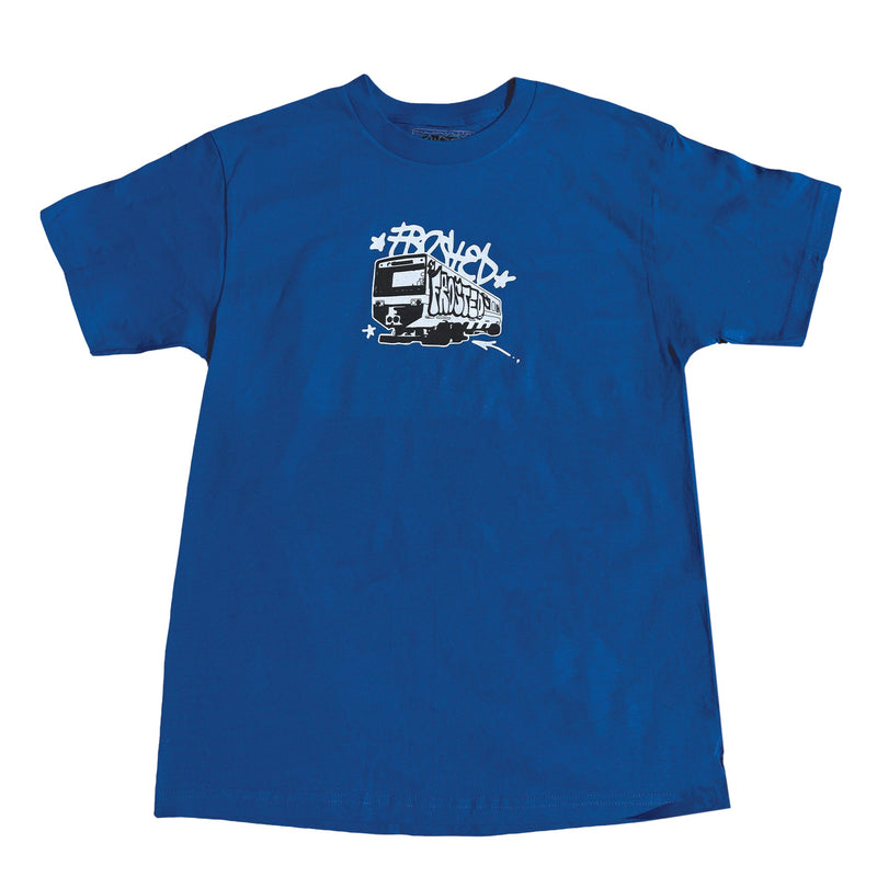 Frosted Skateboards 'Metro Logo' Tee - Blue-1