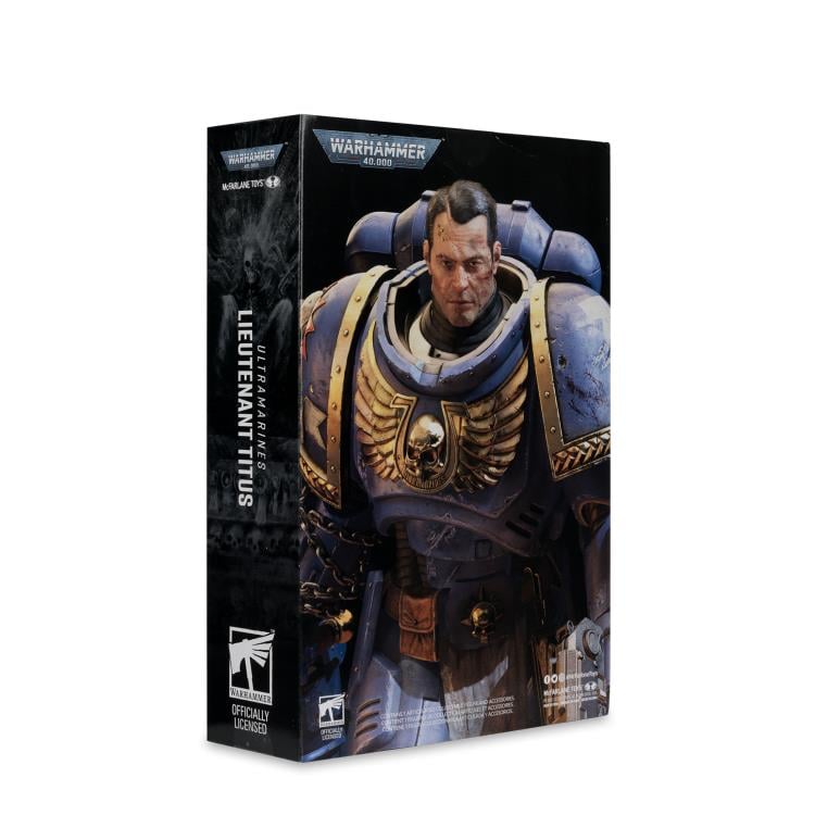 Warhammer 40,000: Space Marine 2 Ultramarines Lieutenant Titus Action Figure-6