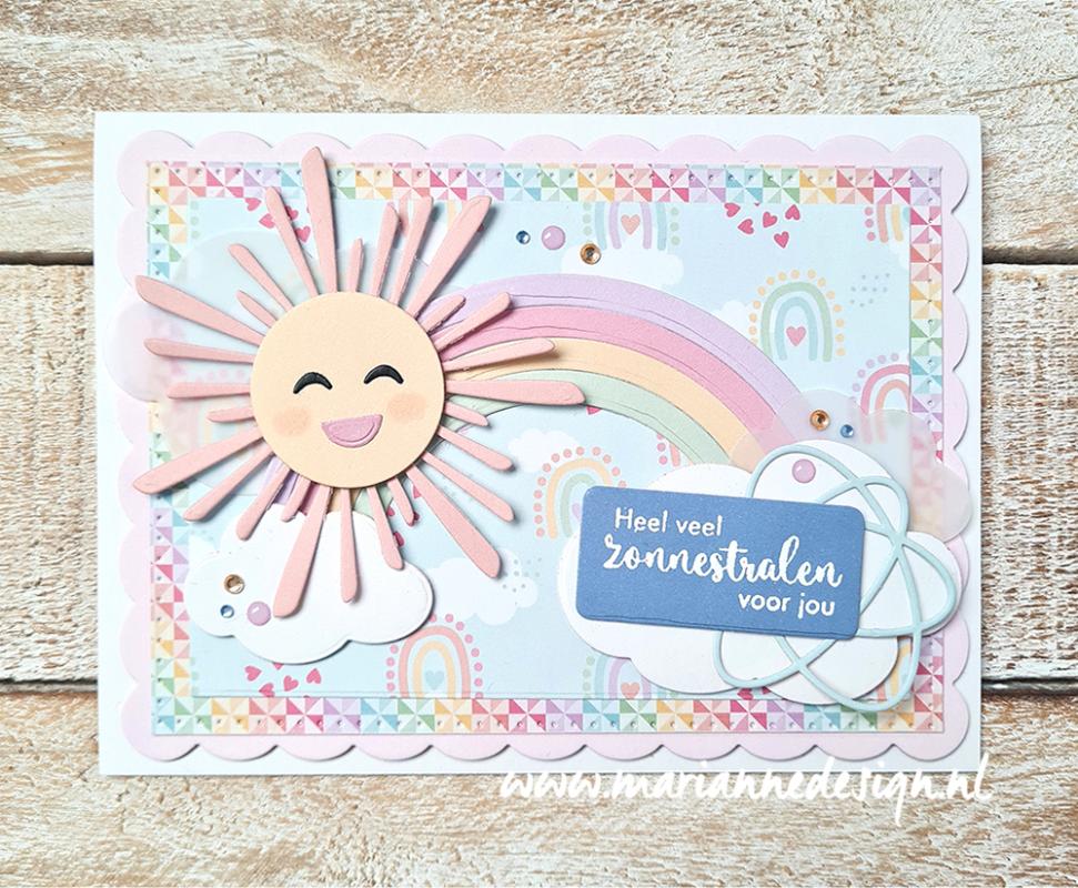 Troquel Marianne Design Collectables - Sol y nubes por Marleen-5