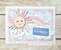 Troquel Marianne Design Collectables - Sol y nubes por Marleen-5