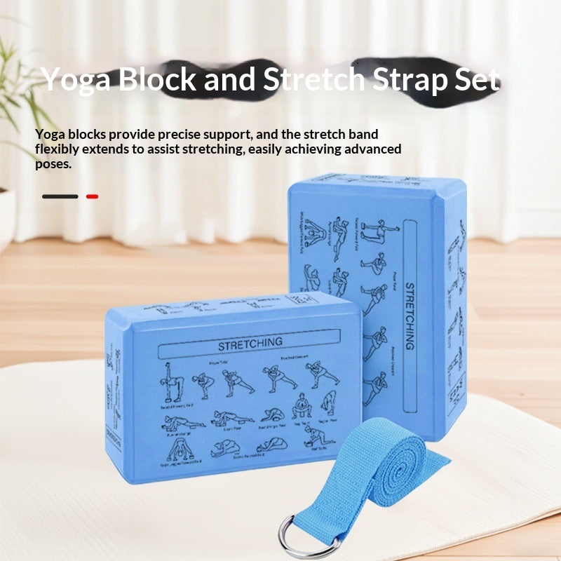 Wholesale EVA Yoga Block & Stretch Band Set – Yoga & Dance Training Accessories-1