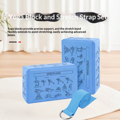 Wholesale EVA Yoga Block & Stretch Band Set – Yoga & Dance Training Accessories-1