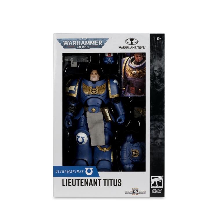 Warhammer 40,000: Space Marine 2 Ultramarines Lieutenant Titus Action Figure-7