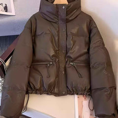 Women's Warm Wash-Free Loose-Fit Padded Cotton Coat-4