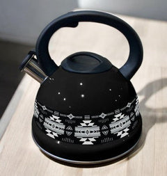 Black 3L Stainless Steel Tea Kettle-1