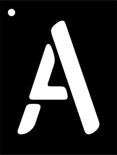 Mini Stencil Upper Case Letter-39