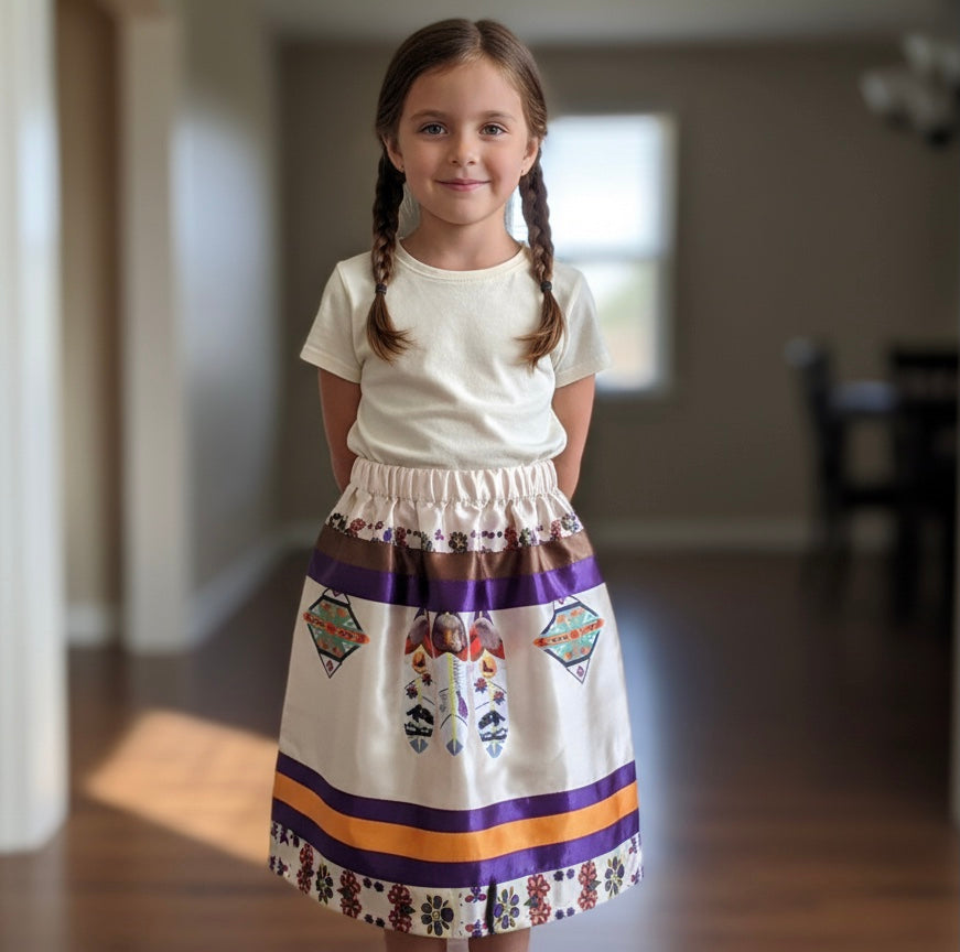 Infants Eagle Ribbon Skirt-4
