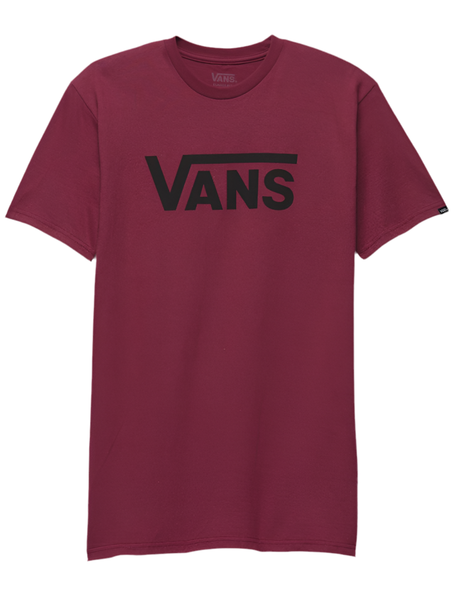 Vans 'Classic' Tee - Burgundy/Black-1