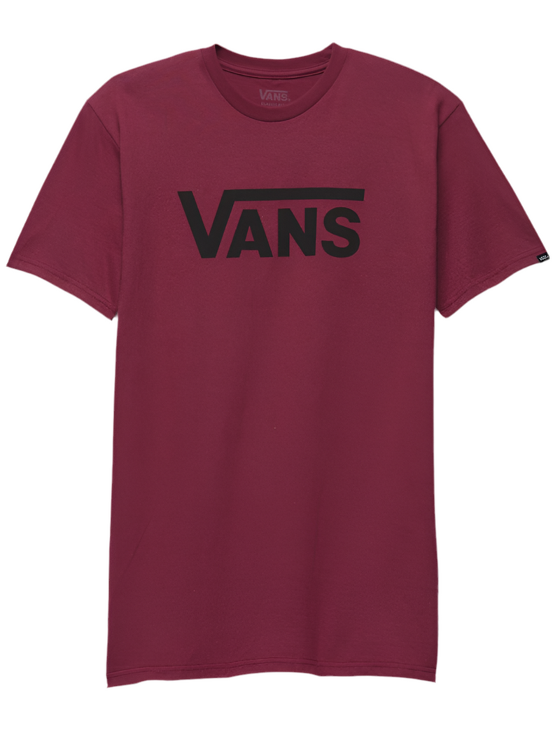 Vans 'Classic' Tee - Burgundy/Black-1
