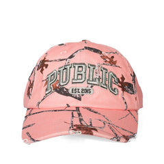 Public Snowboards 'Collegiate' Cap - Pink Camo-1