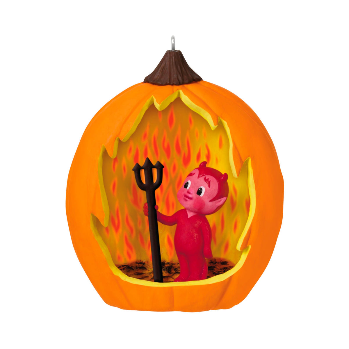 Hallmark Keepsake Halloween Ornament (Devil with Pitchfork)-1
