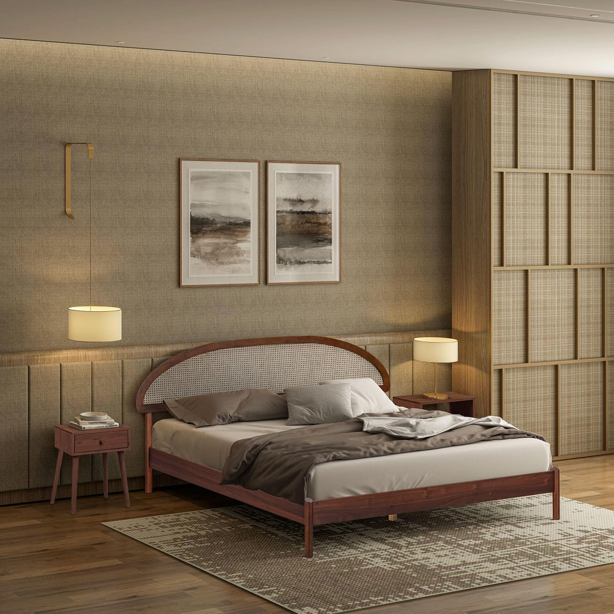 Estructura de cama de madera Gem-25