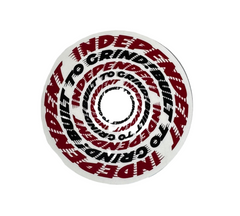 Independent 'Wheel' Sticker - Black/Red-1