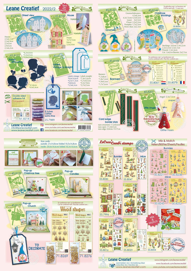 Leane Creatief A5 Leaflet With Overview New Collection 2022-2-2
