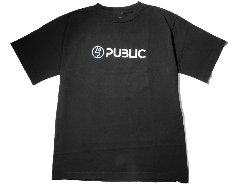 Public Snowboards 'Logo' Tee - Black-1