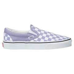 Vans 'Classic Slip-On' Shoes - Lavender Checkerboard-1
