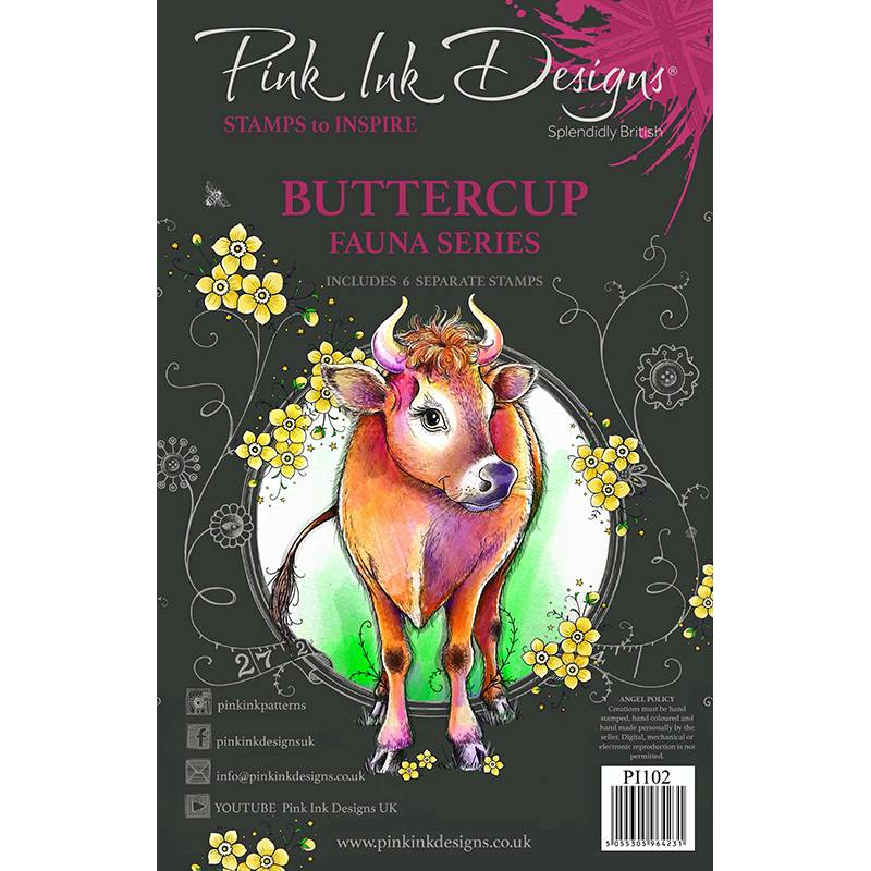 Buttercup A5 Clear Stamp Set-1