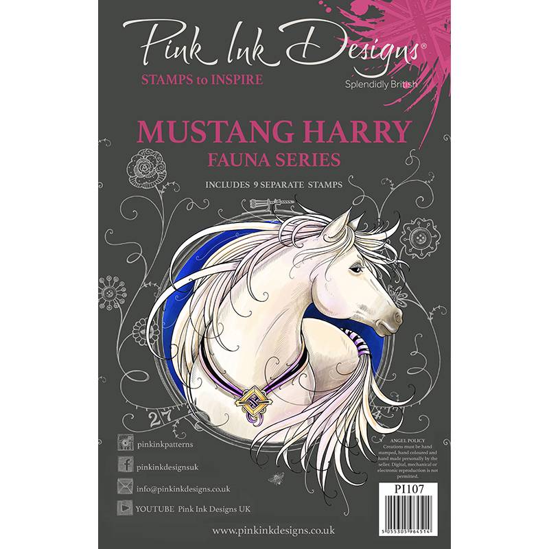 Mustang Harry A5 Clear Stamp Set-1