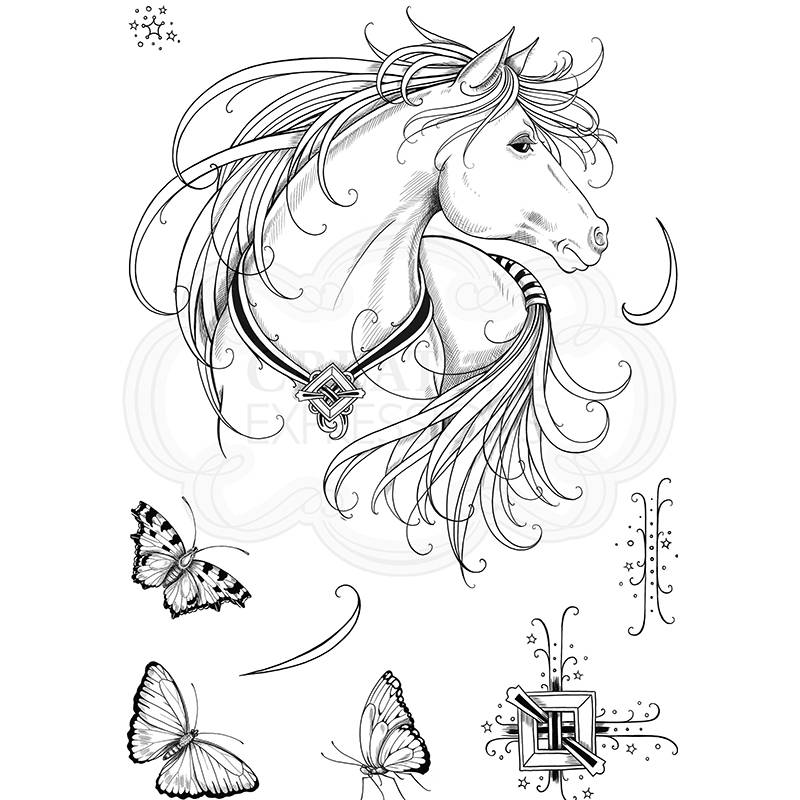 Mustang Harry A5 Clear Stamp Set-7