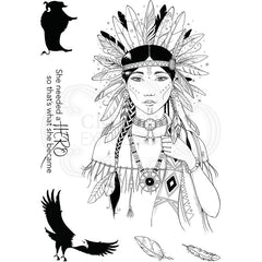Spirit Warrior A5 Clear Stamp Set-5
