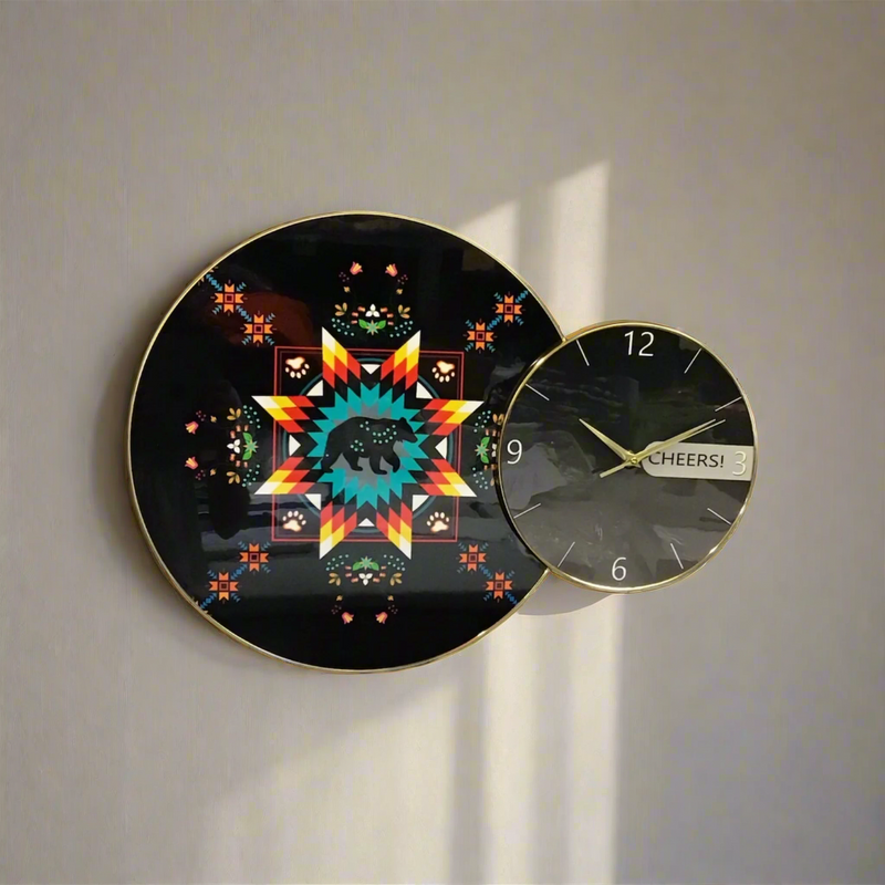 Bear Native Wall Clock-1