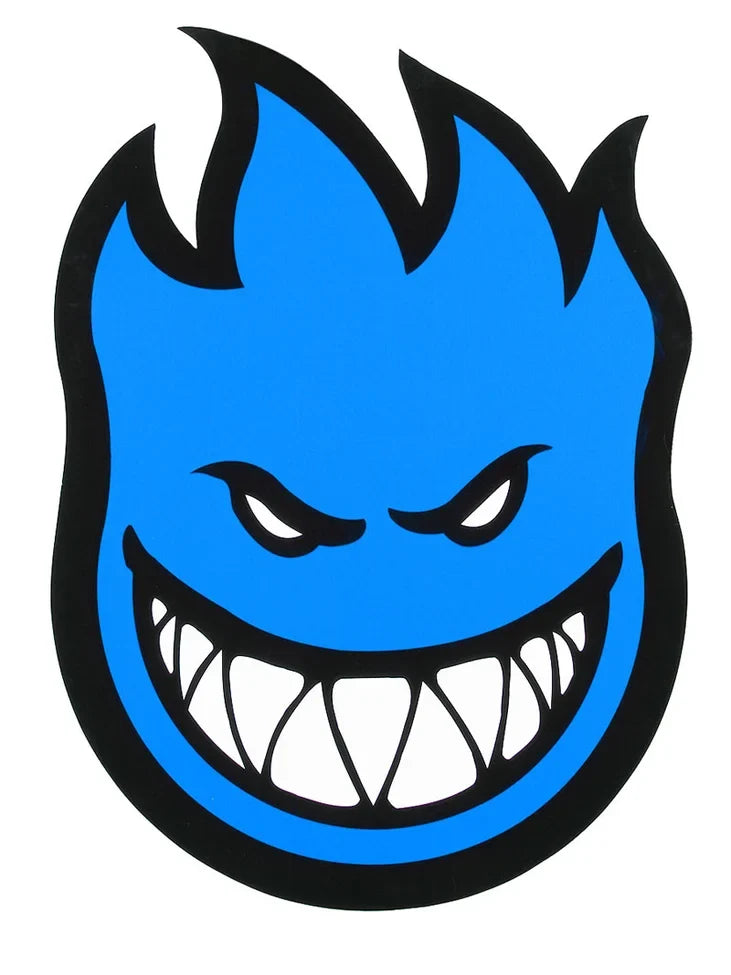Spitfire 'Big Head' Huge Sticker - Blue-1