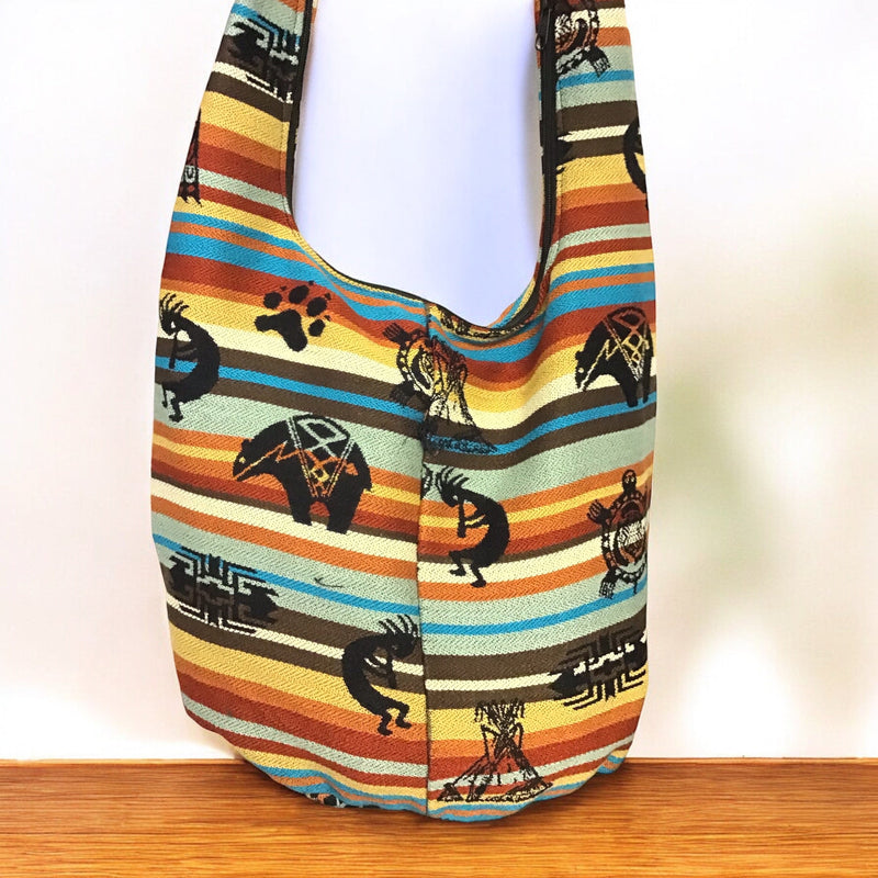 Red and Brown Crossbody Bag-3
