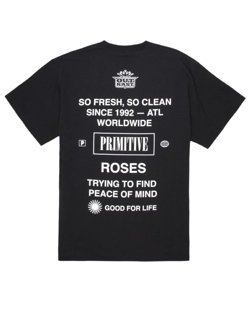 Primitive x Outkast 'Stripes' Tee - Black-2