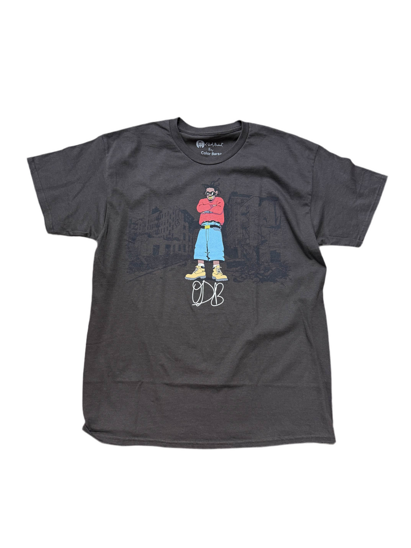 Color Bars x Ol' Dirty Bastard 'Harlem' Tee - Brown-1