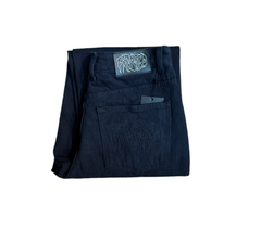Frosted Skateboards 'Wavy Classic' Baggy Jeans - Navy-2