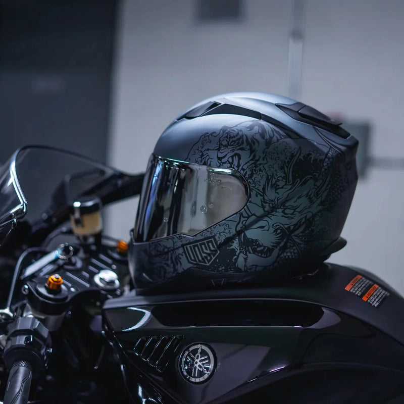 Voss 989 Moto-V Rei Full Face Matte Motorcycle Helmet-20