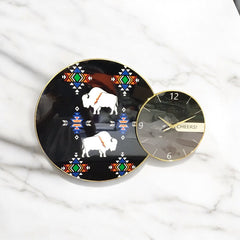 Buffalo Native Wall Clock-4