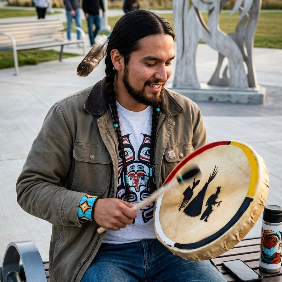 Tribal Echo 12” Hand drum-4