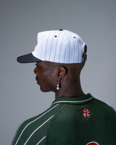 Jacker 'Classic Stripe' Snapback Cap - Black/White-5