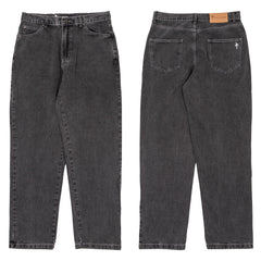 Red Dragon 'Franklin' Baggy Jeans - Grey-1