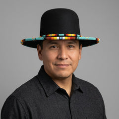 Size-58 Handmade Beaded Hat-4