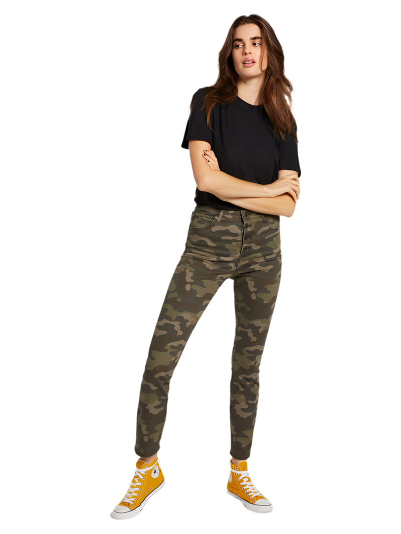 Volcom 'Super Stoned' Skinny Fit Jeans - Camo-1