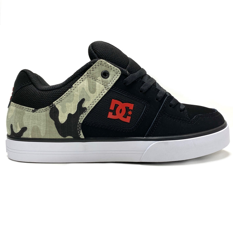 DC Shoes 'Pure' Shoes - Black Camouflage-1