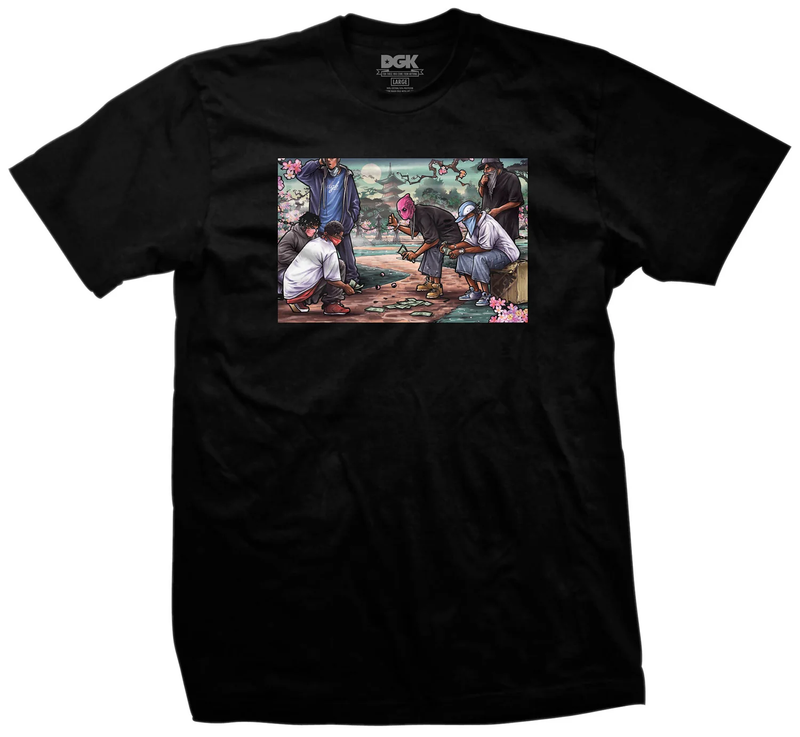 DGK 'Rollers' Tee - Black-1