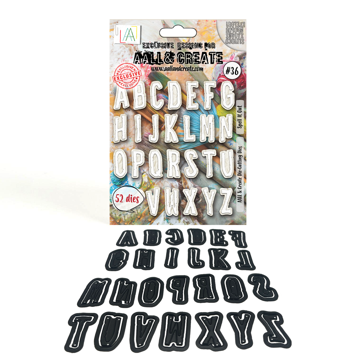 AALL and Create - Die-Cutting Die Set - Spell It Out-1