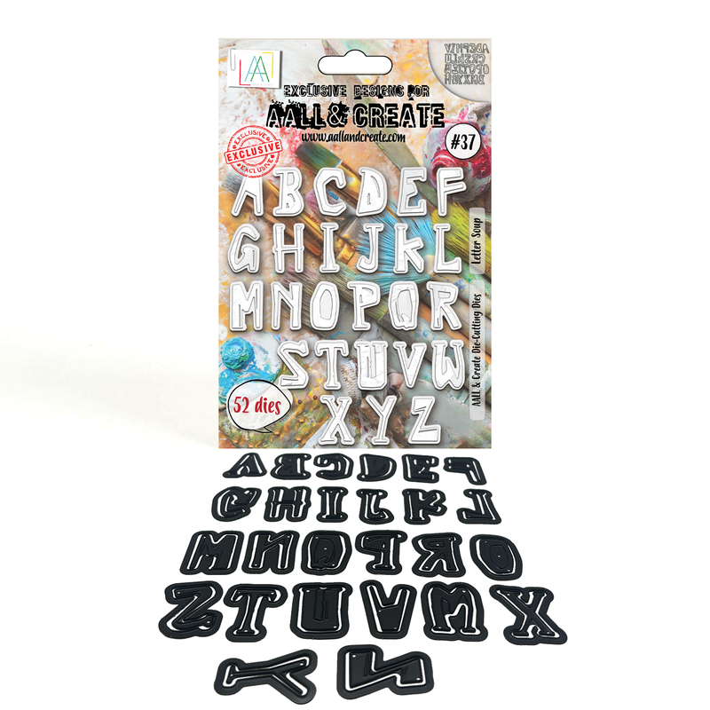 AALL and Create - Die-Cutting Die Set - Letter Soup-1