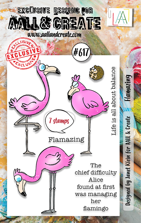 AALL and Create - Set de sellos transparentes A7 - Flamazing-1