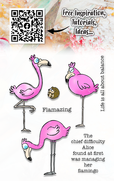 AALL and Create - Set de sellos transparentes A7 - Flamazing-2