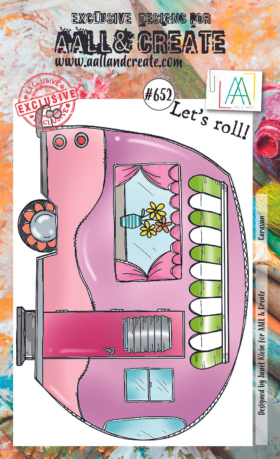 AALL and Create - Set de sellos transparentes A6 - Caravana-1